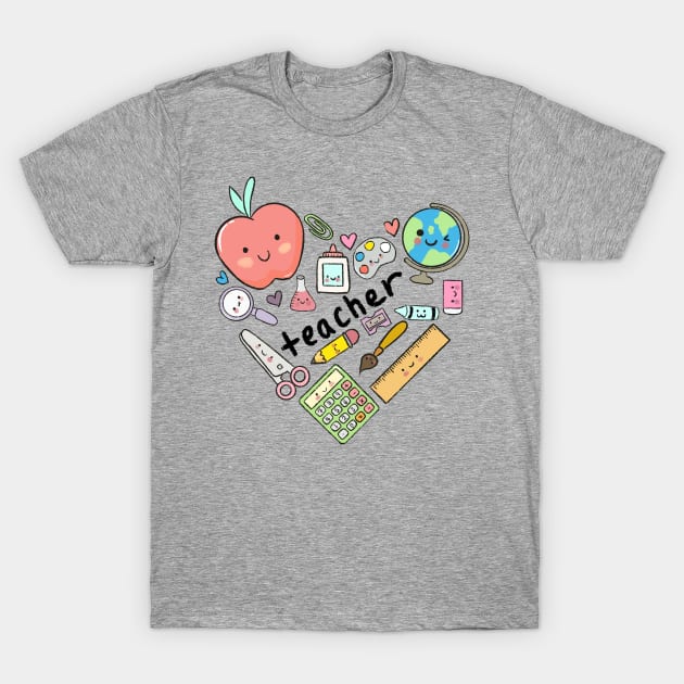 Teaching is a work of heart T-Shirt by The Mindful Maestra